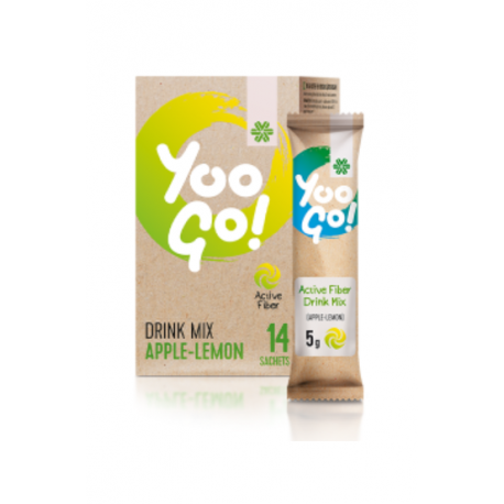Yoo Go! Active Fiber Drink Mix (Jablko-Citron), 14 x 5g sáčků